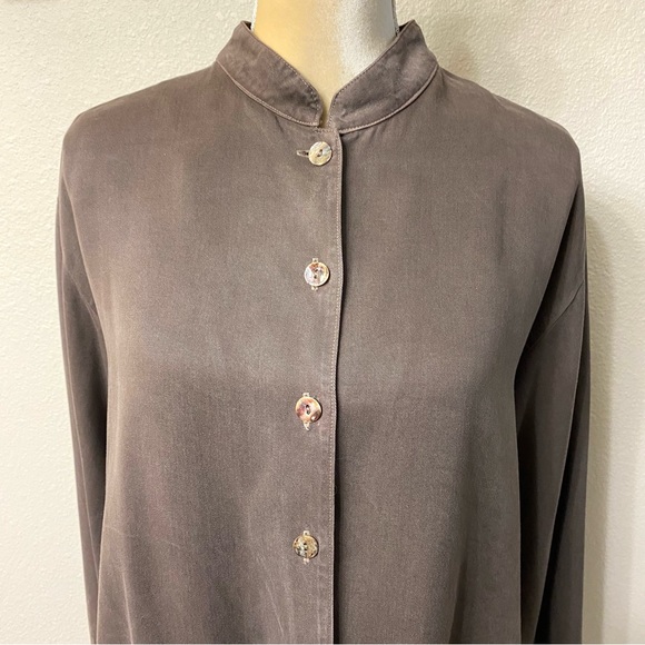 Bryn Walker Tencel Button-Front Tunic - Picture 4 of 11